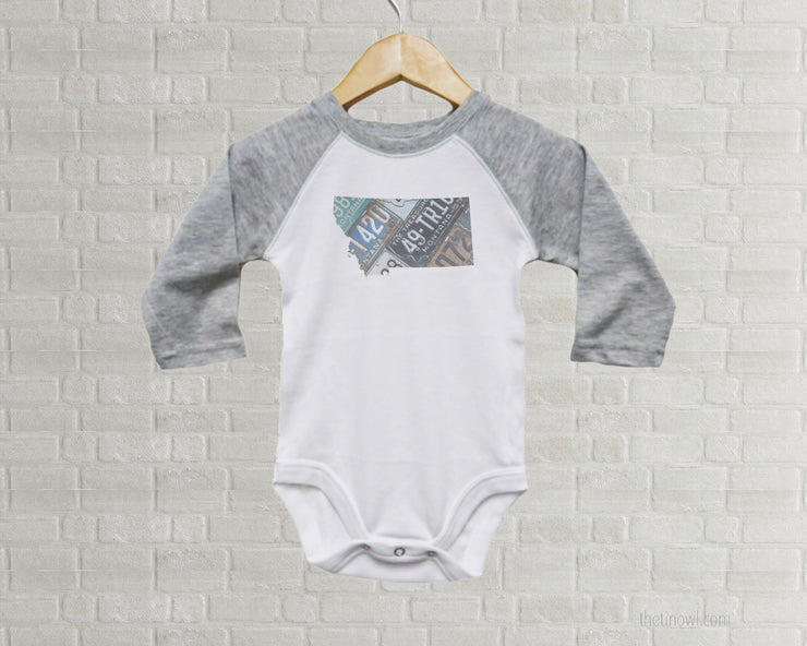 Montana Baby Onesie | Romper | Vintage License Plate Art