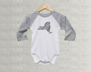 New York Baby Onesie | Romper | Vintage License Plate Art