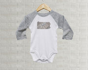 Pennsylvania Baby Onesie | Romper | Vintage License Plate Art