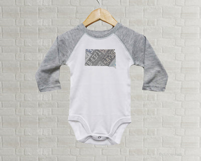 South Dakota Baby Bodysuit | Romper | Vintage License Plate Art