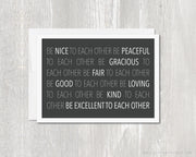 Greeting Card - Be Excellent To Each Other - Bill and Ted