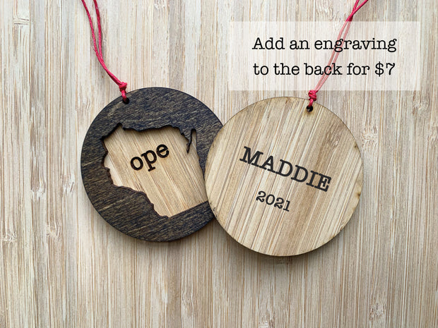 Minnesota Wooden Ornament (Multiple Styles)