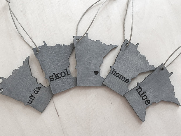 Personalized Minnesota Outline Ornament