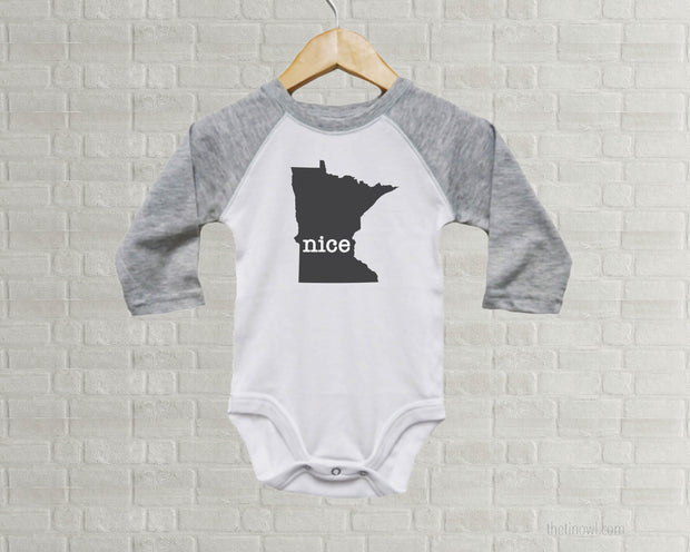 Minnesota Nice Baby One Piece