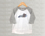 Kentucky Youth Raglan T-Shirt - Vintage License Plate Art