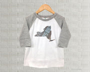 New York Youth Raglan T-Shirt - Vintage License Plate Art