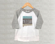 New Mexico Youth Raglan T-Shirt - Vintage License Plate Art