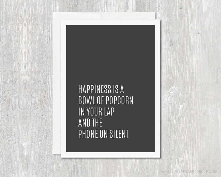 Greeting Card - Happiness Is...