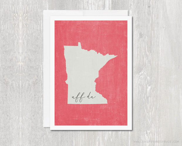 Greeting Card - Minnesota Uff Da