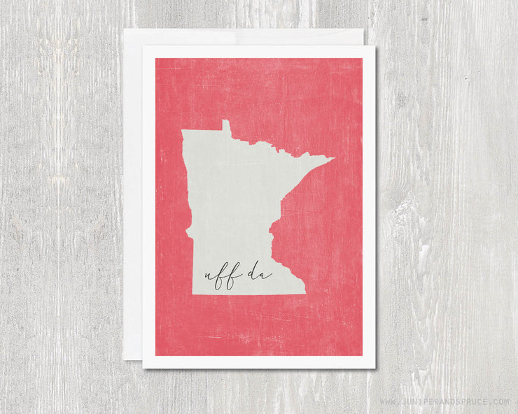 Greeting Card - Minnesota Uff Da