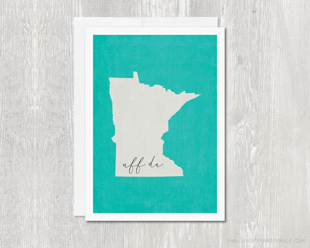 Greeting Card - Minnesota Uff Da