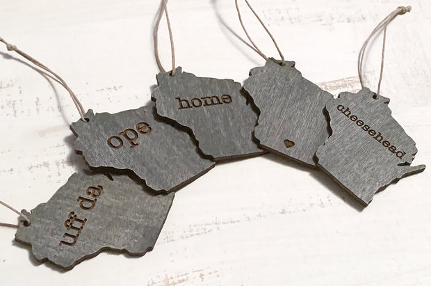 Ornament - Wisconsin Outline