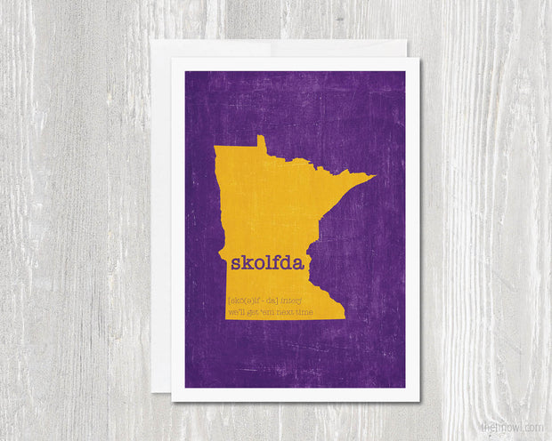 Minnesota Skolfda Greeting Card